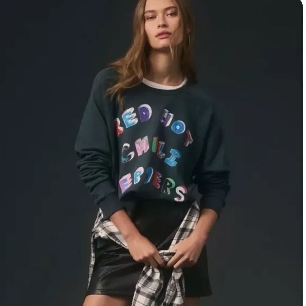 LETLUV S Anthropologie x Letluv Red Hot Chilli Peppers sweatshirt